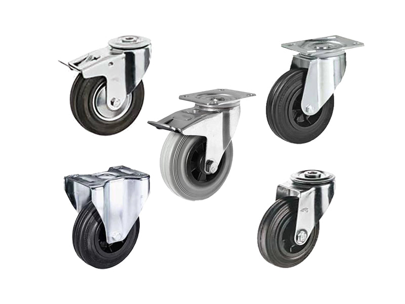 Roues de secours RNTS - ROUE en caoutchouc noir avec centre en plastique et SUPPORT - CHARGES MOYENNES - POUR CHARIOTS - TRANSPORT - INDUSTRIEL (Pack de 2 pièces) Roues de secours RNTS - ROUE en caoutchouc noir avec centre en plastique et SUPPORT - CHARGES MOYENNES - POUR CHARIOTS - TRANSPORT - INDUSTRIEL (Pack de 2 pièces)